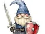 knome with sword