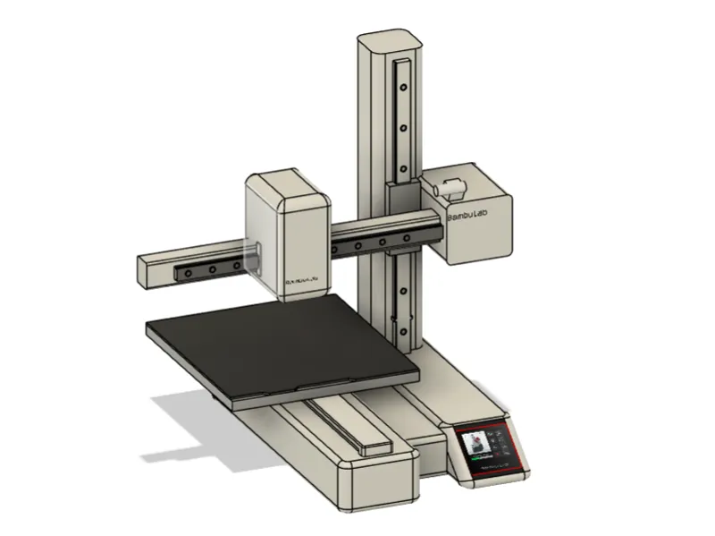 Bambulab A1 mini full size CAD