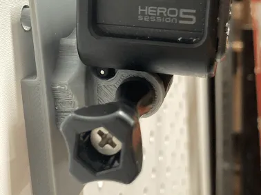 GoPro mount for Pegboard