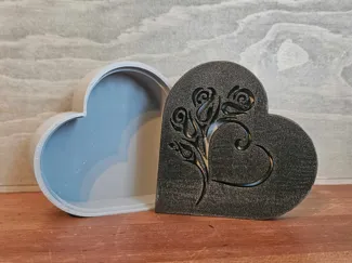 Rose Heart Box