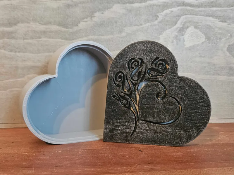Rose Heart Box