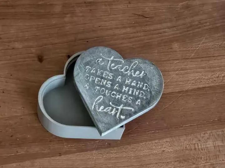 Teacher Heart Box