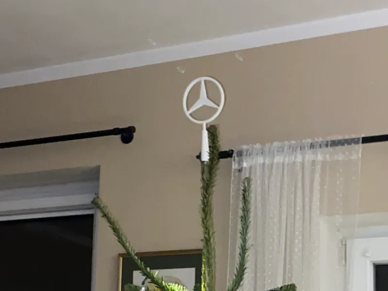 Mercedes star for your christmas tree.