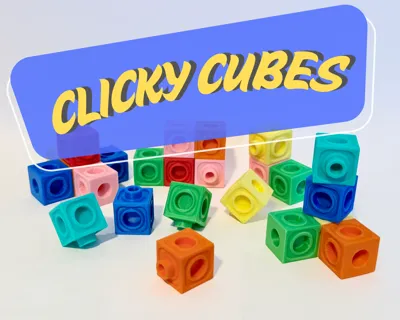 Clicky Cubes – Snap-Together Building Blocks