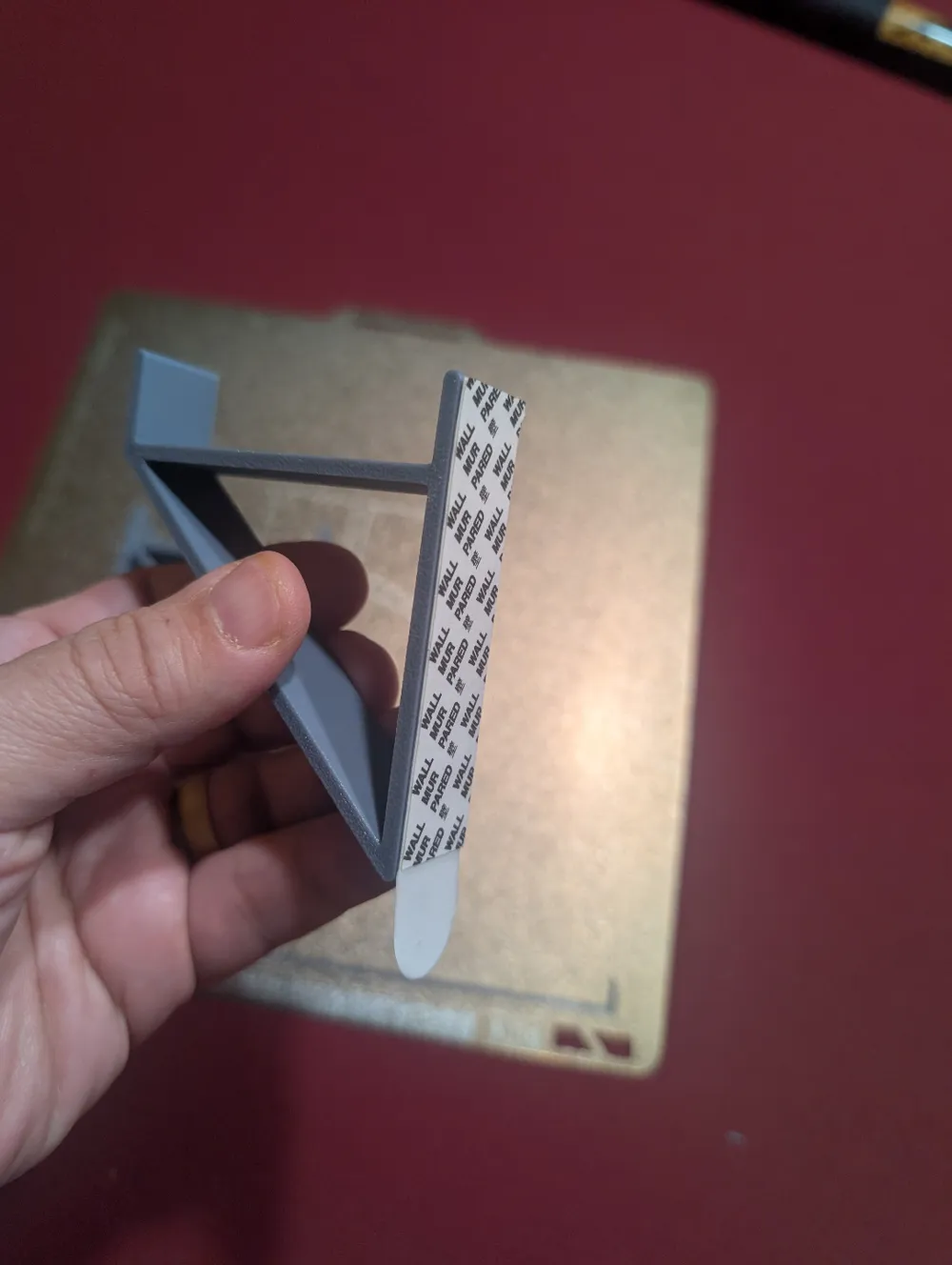 Parametric Command Strip wall hook - Free 3D Print Model - MakerWorld