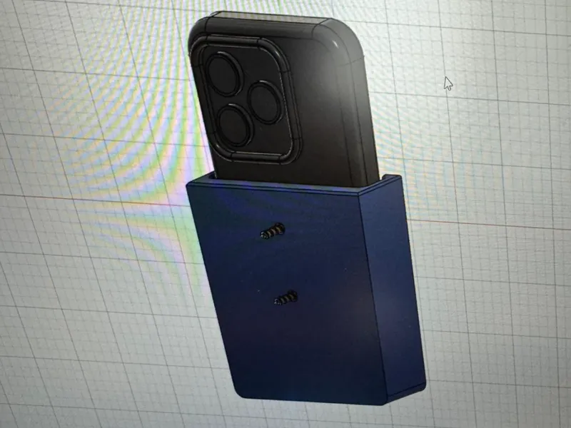 Porta Iphone 15 da muro 