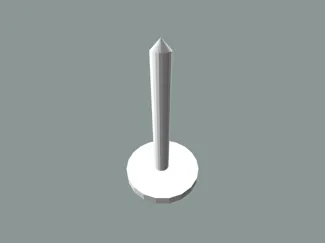 uncentred pin