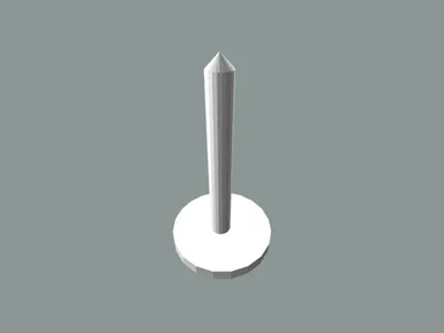 uncentred pin