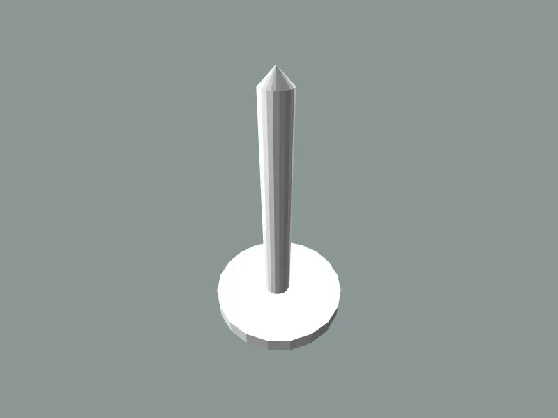 uncentred pin