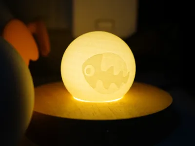 Splatoon Inkling Egg Lamp