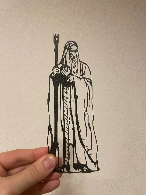Saruman - lord of the rings Wall Art by JuraSvebis - MakerWorld
