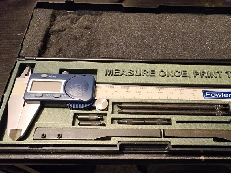 Digital Caliper Case Insert