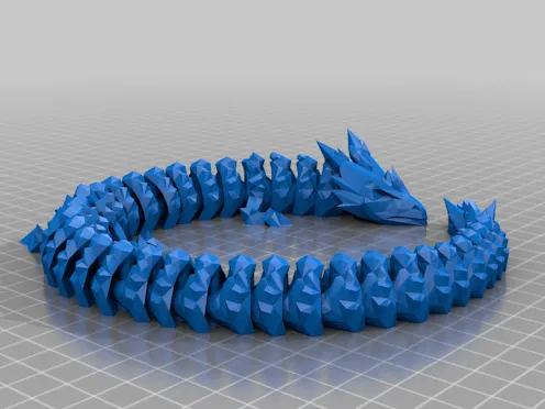 articulated dragon - Free 3D Print Model - MakerWorld