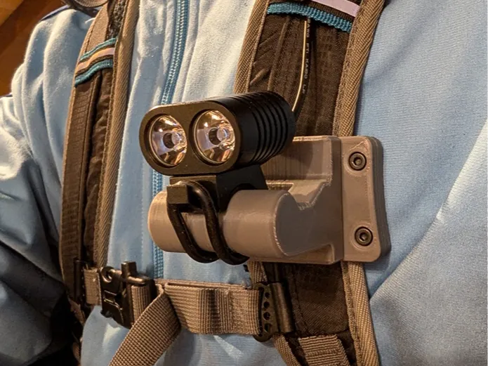 Lights Mtb Backpack Mount