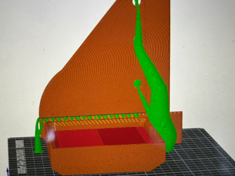 Shaw modem holder behind tv