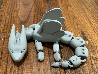 Wings of fire Silk Wing articulated dragon toy