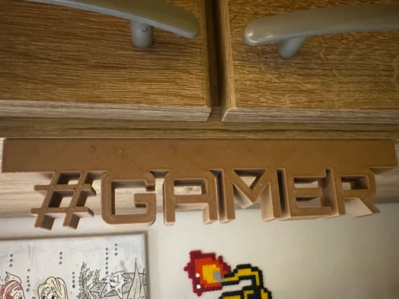 #Gamer sign