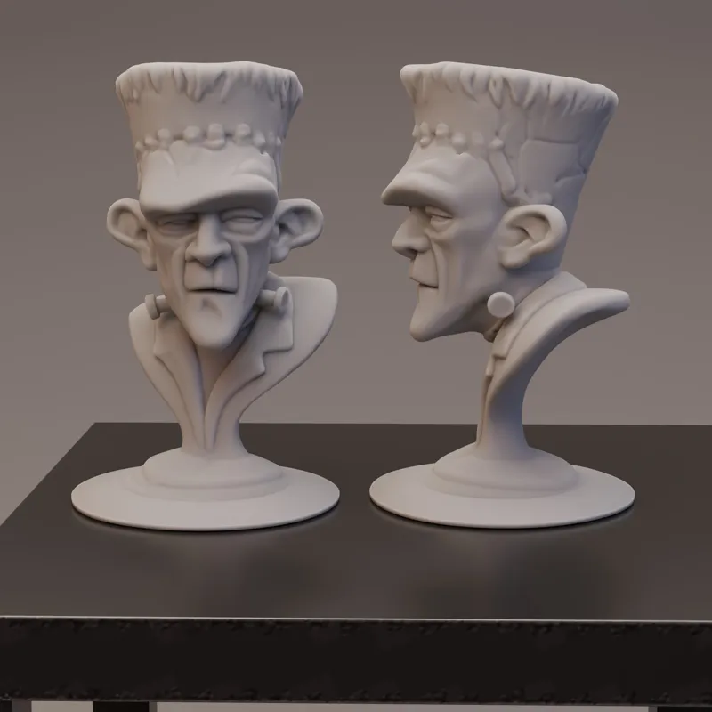 Frankenstein bust