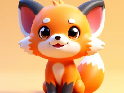 CUTE RED PANDA