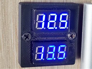 Dual LED Display Panel wall plate