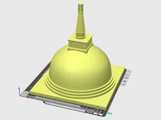 Lord Buddha Maha Stupa Seya Chaithya