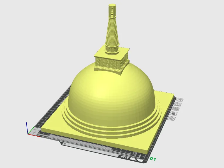 Lord Buddha Maha Stupa Seya Chaithya