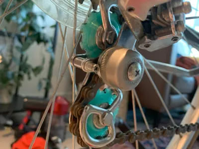 Rear derailleur pulley wheels (idler + jockey)