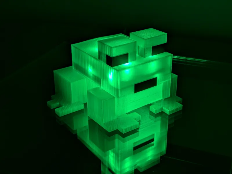 Minecraft Frog Lamp