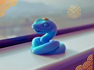 优雅而慵懒的贝雷帽小蛇