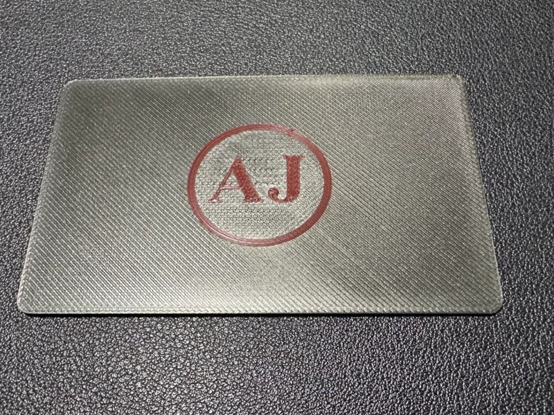 Customizable Monogrammed NFC Card