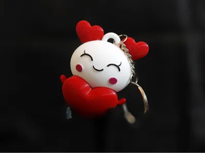 Heart dancing girl