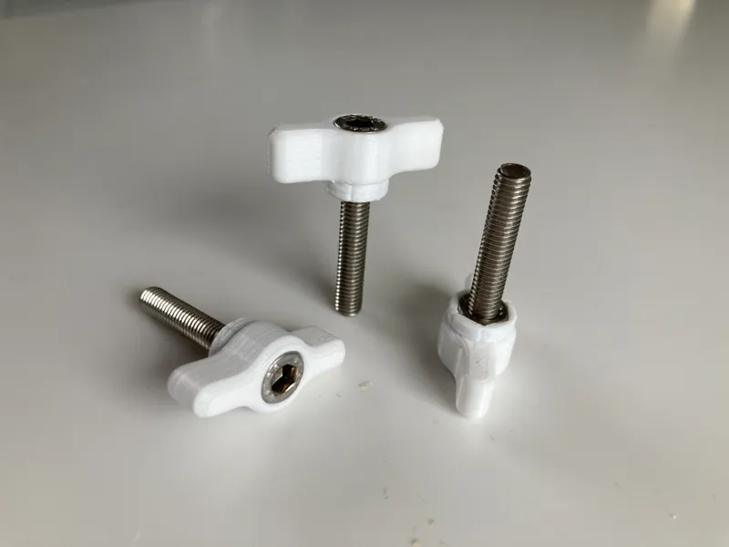 Wings for a 5mm Allen bolt