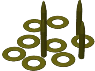 Ring toss ,8 ring's' 4 stand's