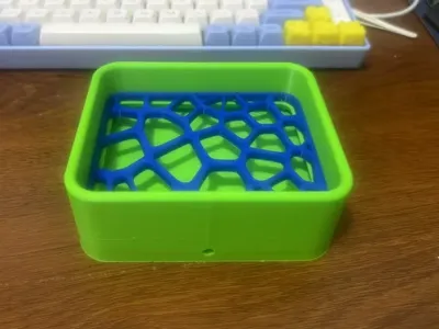 Bathroom drain storage box, soap dish, large, medium and small sizes, printable with A1 mini.