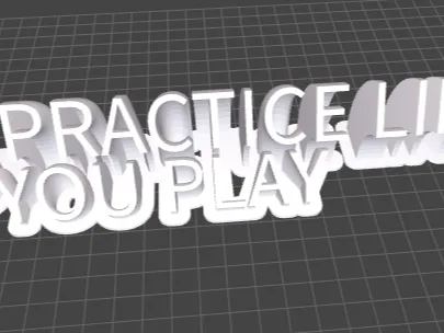 practice like you play