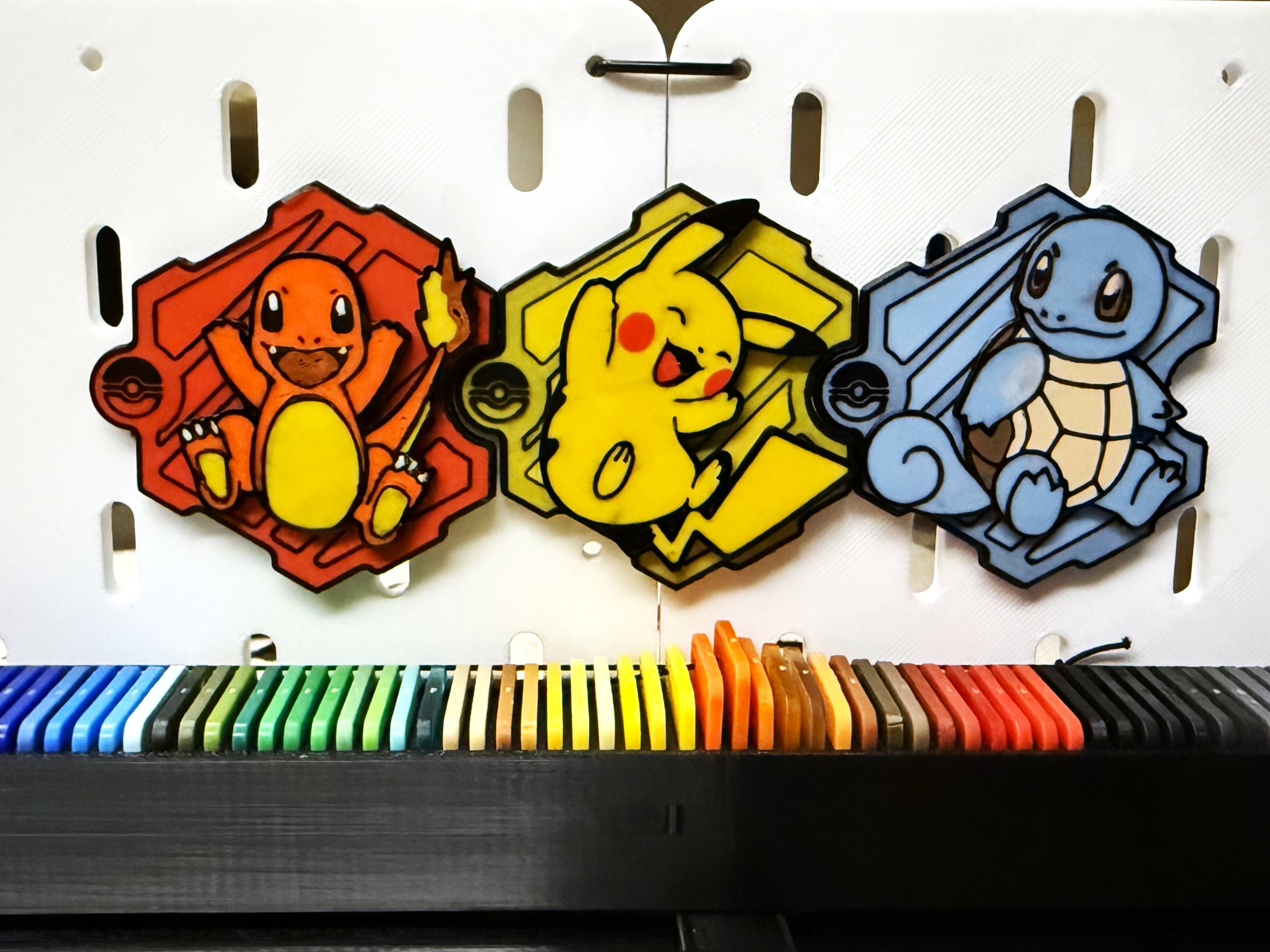 3Dプリント ポケモン冷蔵庫マグネット151 - 磁石付背面 - 無料3Dモデル