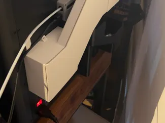 P1S Abluftadapter flach