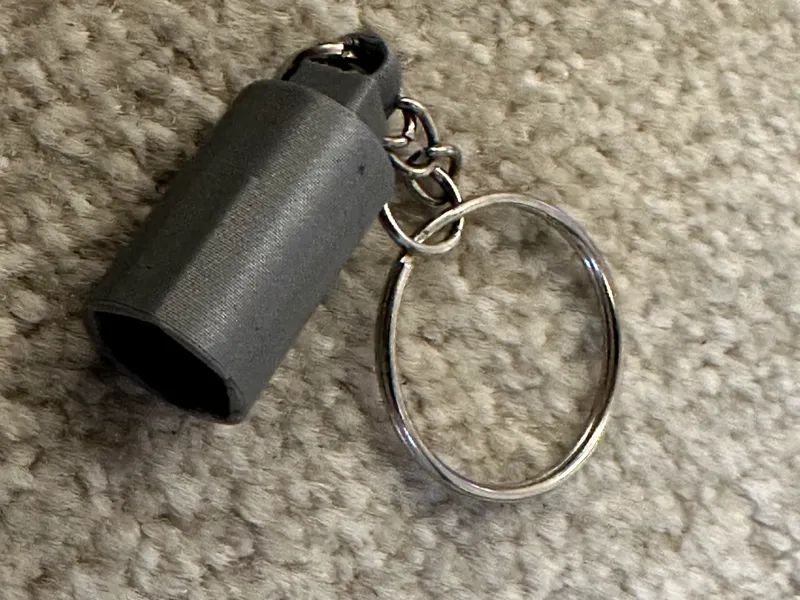 10mm 1/4" Socket Keychain