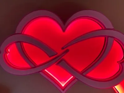 Valentine's Day Infinity Heart