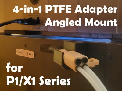4-in-1 PTFE Adapter Angled Mount