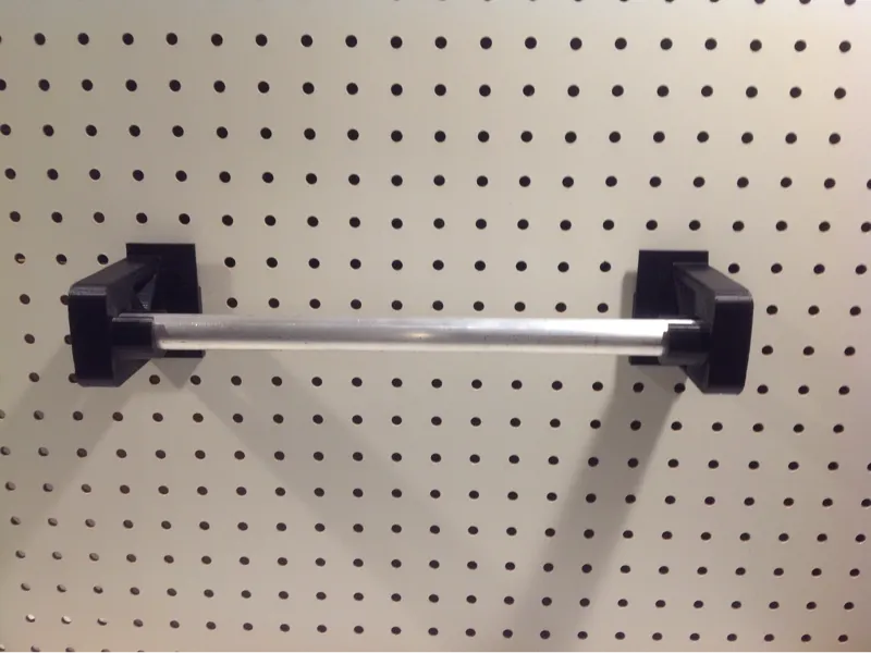 Pegboard Paper Towel Holder