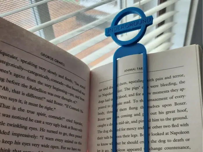 London Underground Bookmark