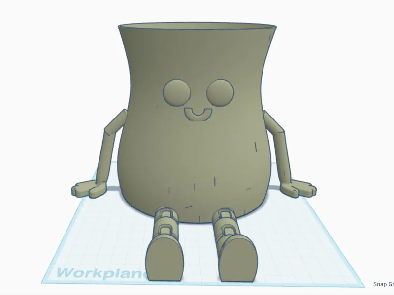 Cute Articulated Flower Pot