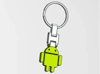 Android Robot Keychain