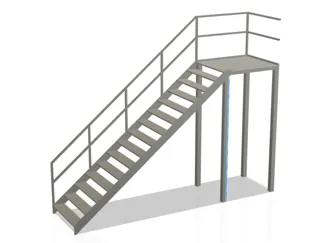 Treppe Modell H0