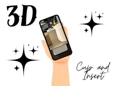 3d Cup and Insert