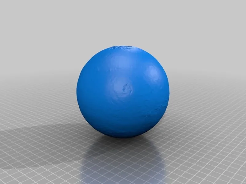 Lithophane / 3d model of Mars