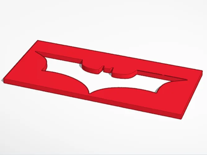 Batman Logo Stencil