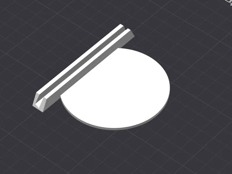 Litophane stand with round base (Litophane)