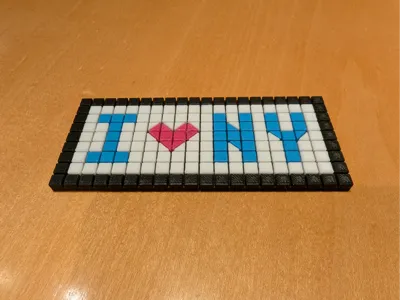 NY Subway Tile Sign